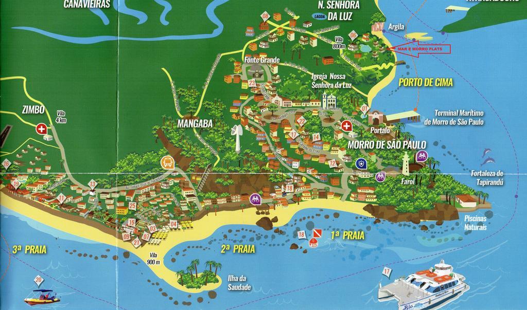 דירות מורו דה סאו פאולו Mar E Morro Flats מראה חיצוני תמונה